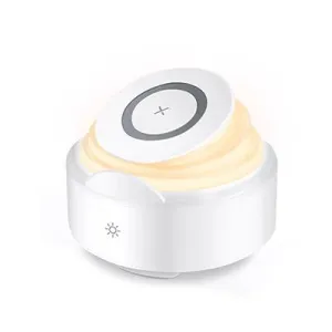 Hot Pick Deal Bluetooth Speaker With Night Light And Wireless Charger