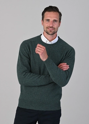 Big Price Drop Limited Stock Hot Deal Leven 2 Ply Lambswool Crew Neck
