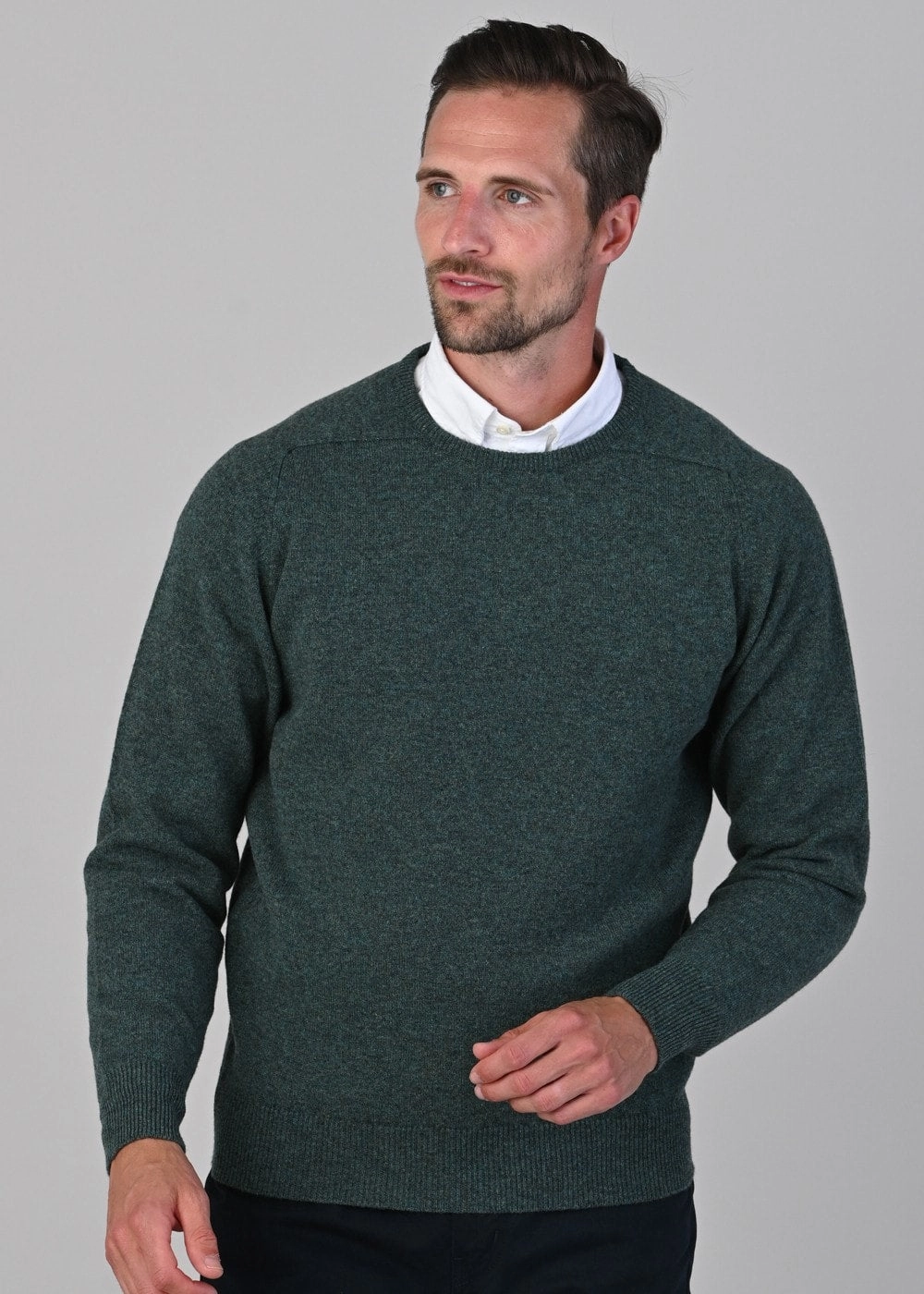Leven 2 Ply Lambswool Crew Neck Limited Time Steal Hot Clearance Now