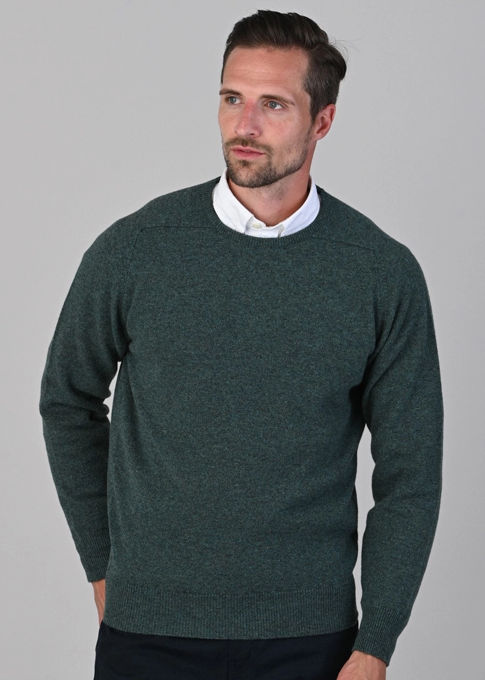 Flash Deal Today Limited Time Steal Leven 2 Ply Lambswool Crew Neck