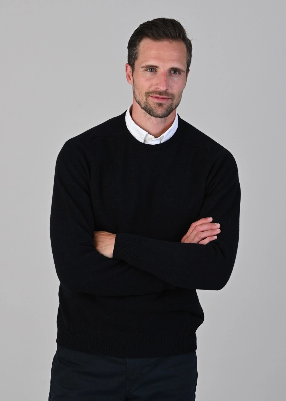 Shop Hot Picks Surprise Offer Now Leven 2 Ply Lambswool Crew Neck