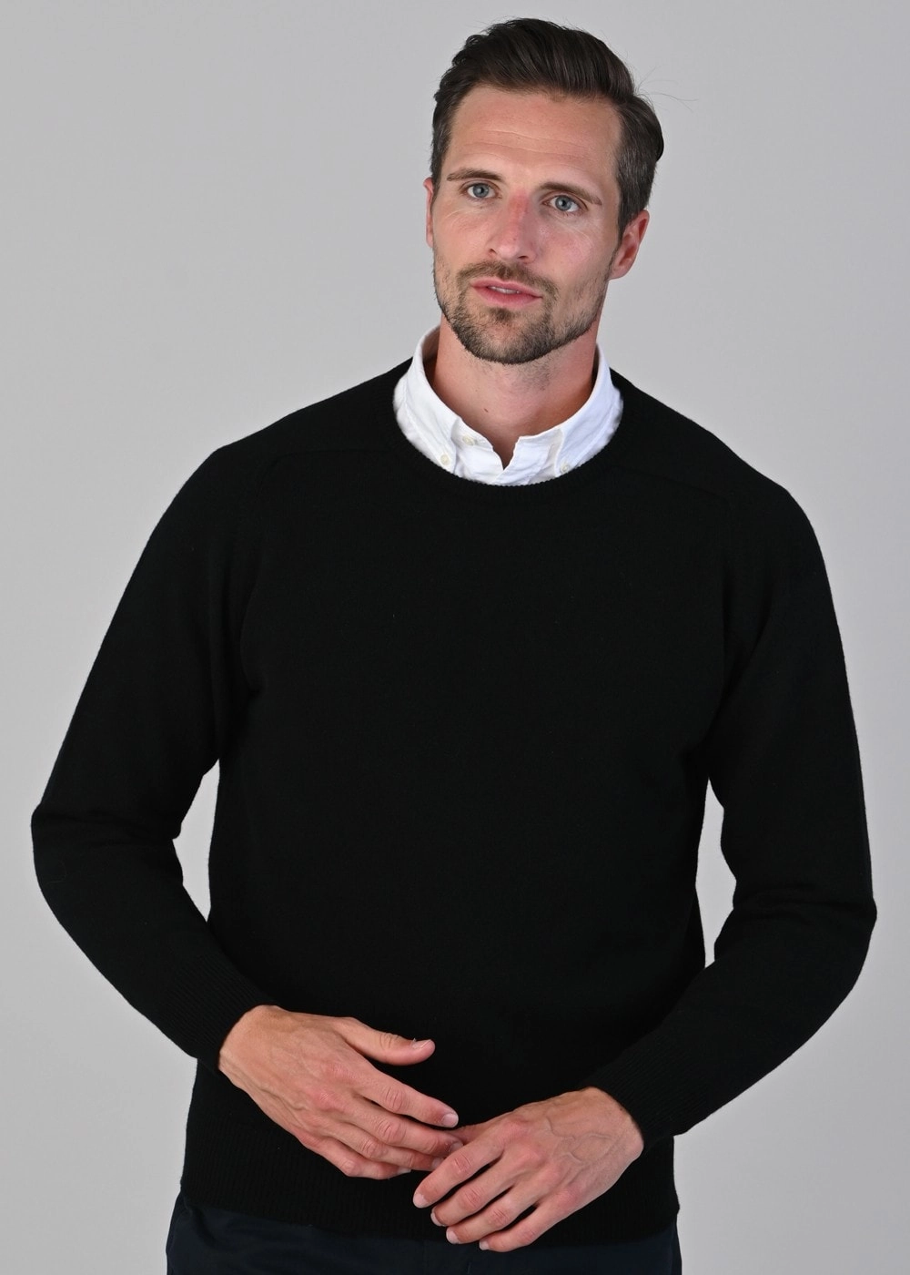 Limited Stock Offer Leven 2 Ply Lambswool Crew Neck