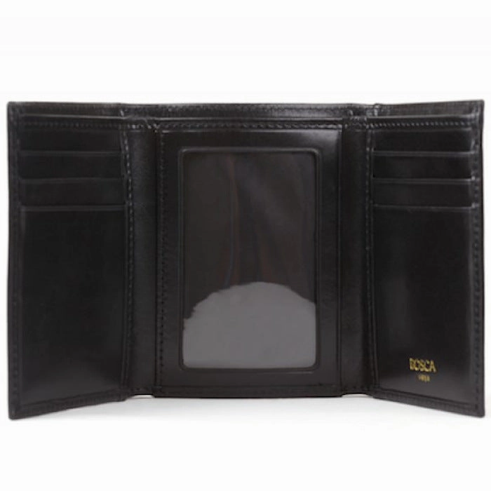 Weekend Flash Offer MustShop Sale Old Leather Double I.D. Trifold