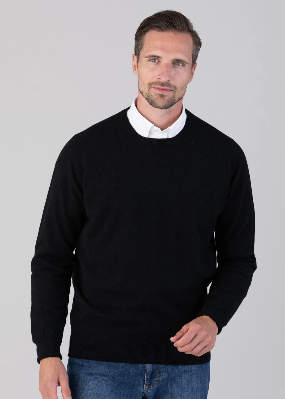 Oxton 1 Ply Cashmere Crew Neck Instant Savings Deal