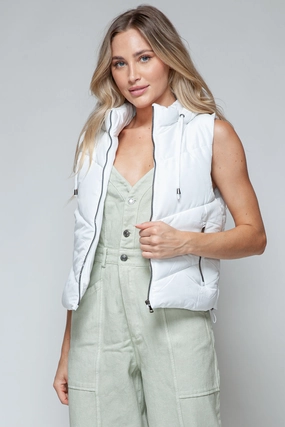 Dont Miss This Deal Shop Save Big Snobbish Zip Up Quilted Hooded Vest