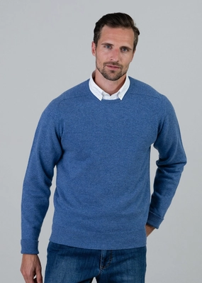 Melrose 2 Ply Cashmere Crew Neck MustShop Sale