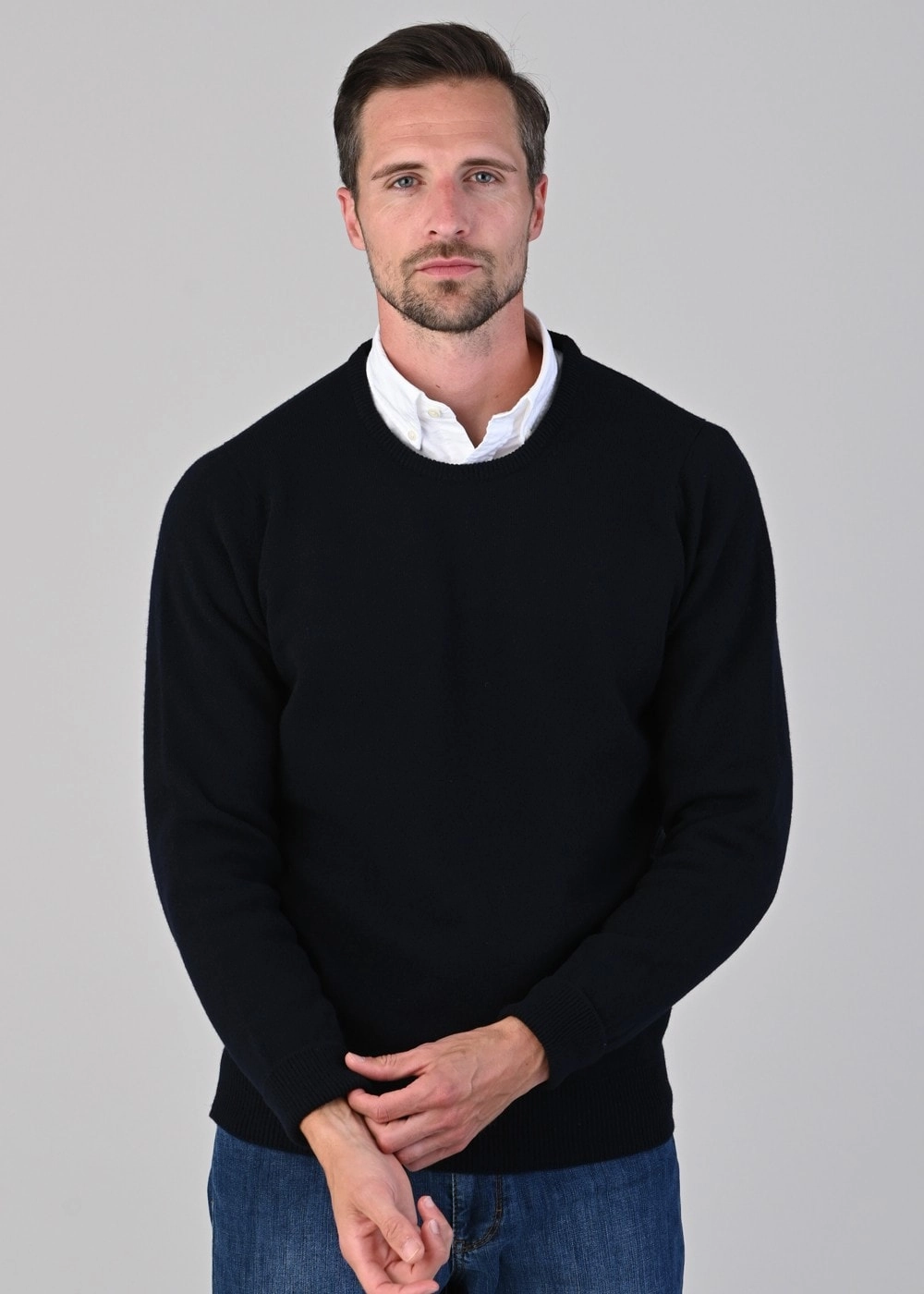 MustHave Steals Price Slash Today Rob 2 Ply Lambswool Crew Neck