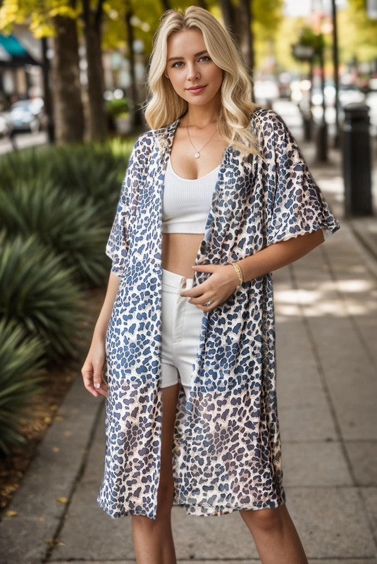 MustHave Deals Gift Sale Event Heimish Full Size Leopard Open Front Cardigan Plus Size