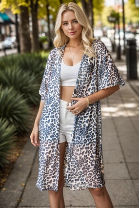 Heimish Full Size Leopard Open Front Cardigan Plus Size Best Price Today Sale Ending Soon