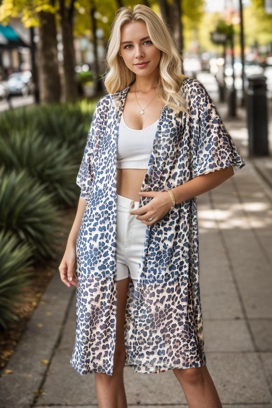 Heimish Full Size Leopard Open Front Cardigan Plus Size Limited Stock Hot Deal Dont Miss This Deal