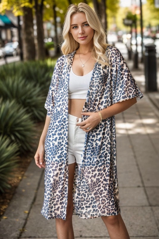Heimish Full Size Leopard Open Front Cardigan Plus Size Best Price Today Sale Ending Soon