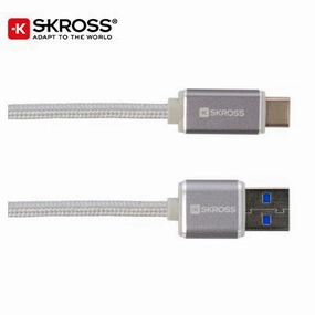 Hot Clearance Now Gift Ideas Galore Skross Usb Type-C Cable  Steel Line