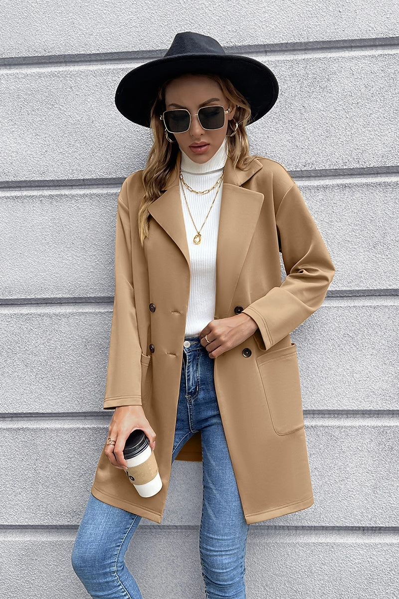 Shop the Best Deals Ivy Lane Lapel Collar Long Sleeve Blazer