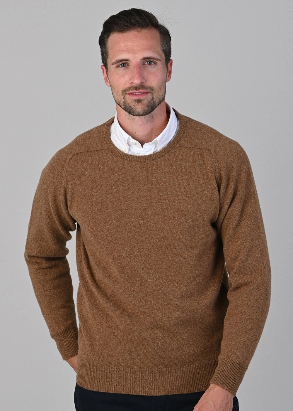 Leven 2 Ply Lambswool Crew Neck Best Seller Deal