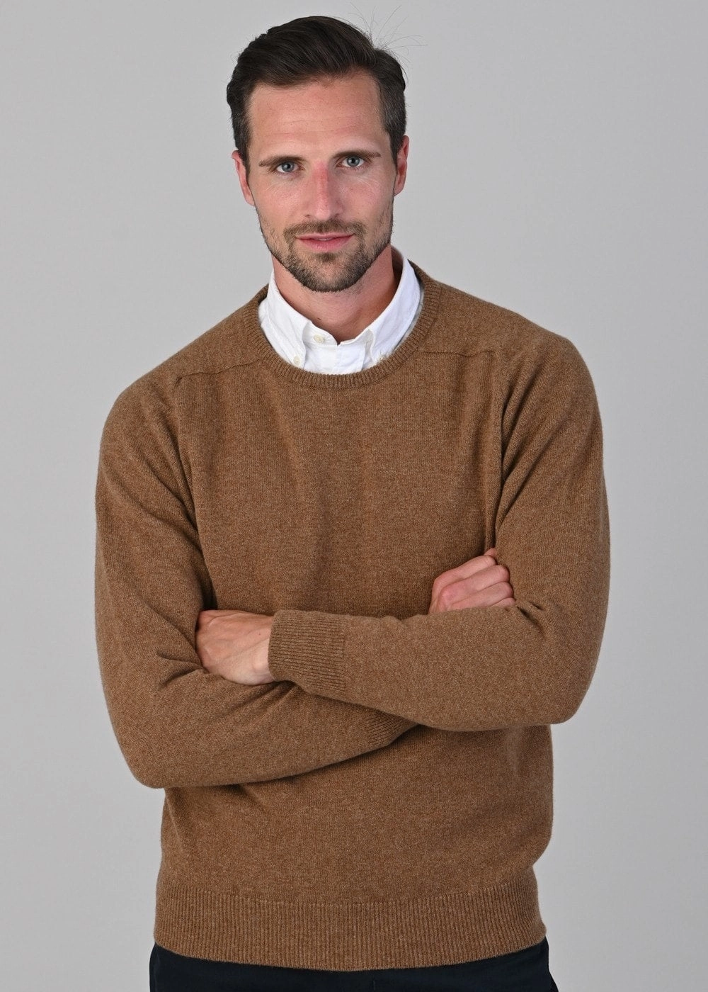 Leven 2 Ply Lambswool Crew Neck Weekend Flash Offer