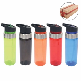 Sale Ending Soon MustShop Sale 750Ml Sports Water Bottle With Straw