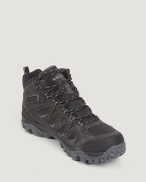 Save Today Event Men'S Mornington Waterproof Mid Hiking Boots - Black/Black Sea