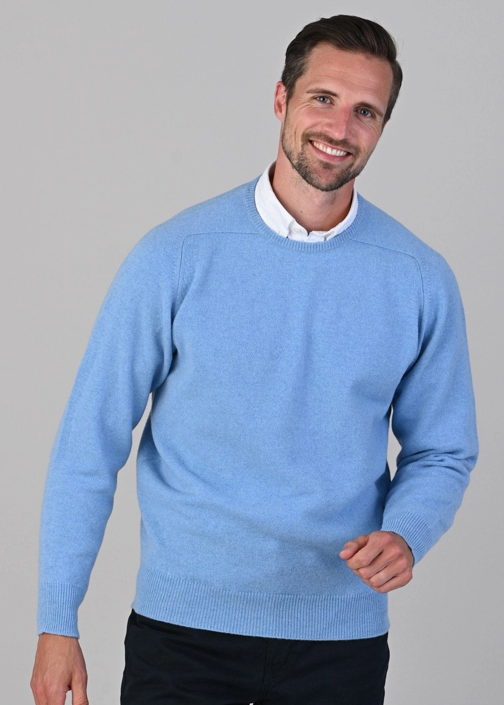 Leven 2 Ply Lambswool Crew Neck Dont Miss Hot Deals Dont Miss Big Savings