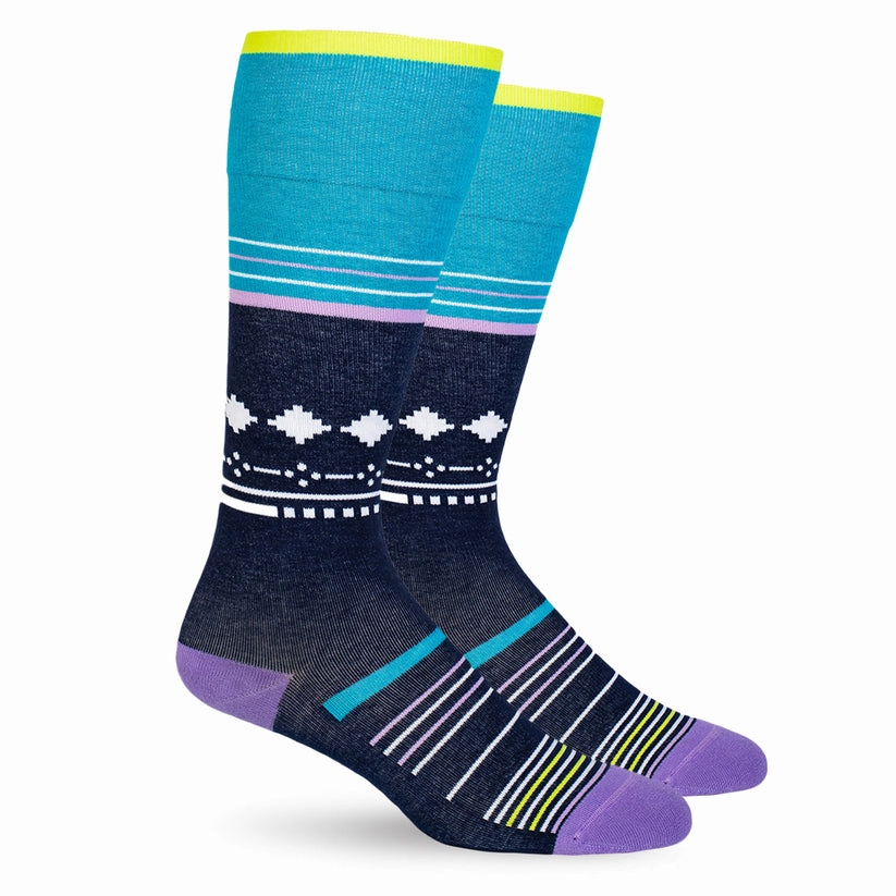Dr. Segal Blue Stars Cotton Energy Compression Socks - 15-20Mmhg Hot Deal Alert