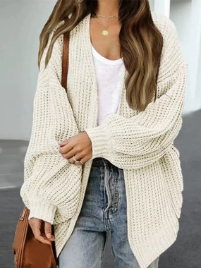 Flash Sale Now Online Exclusive Deal Drop Shoulder Balloon Sleeve Cardigan