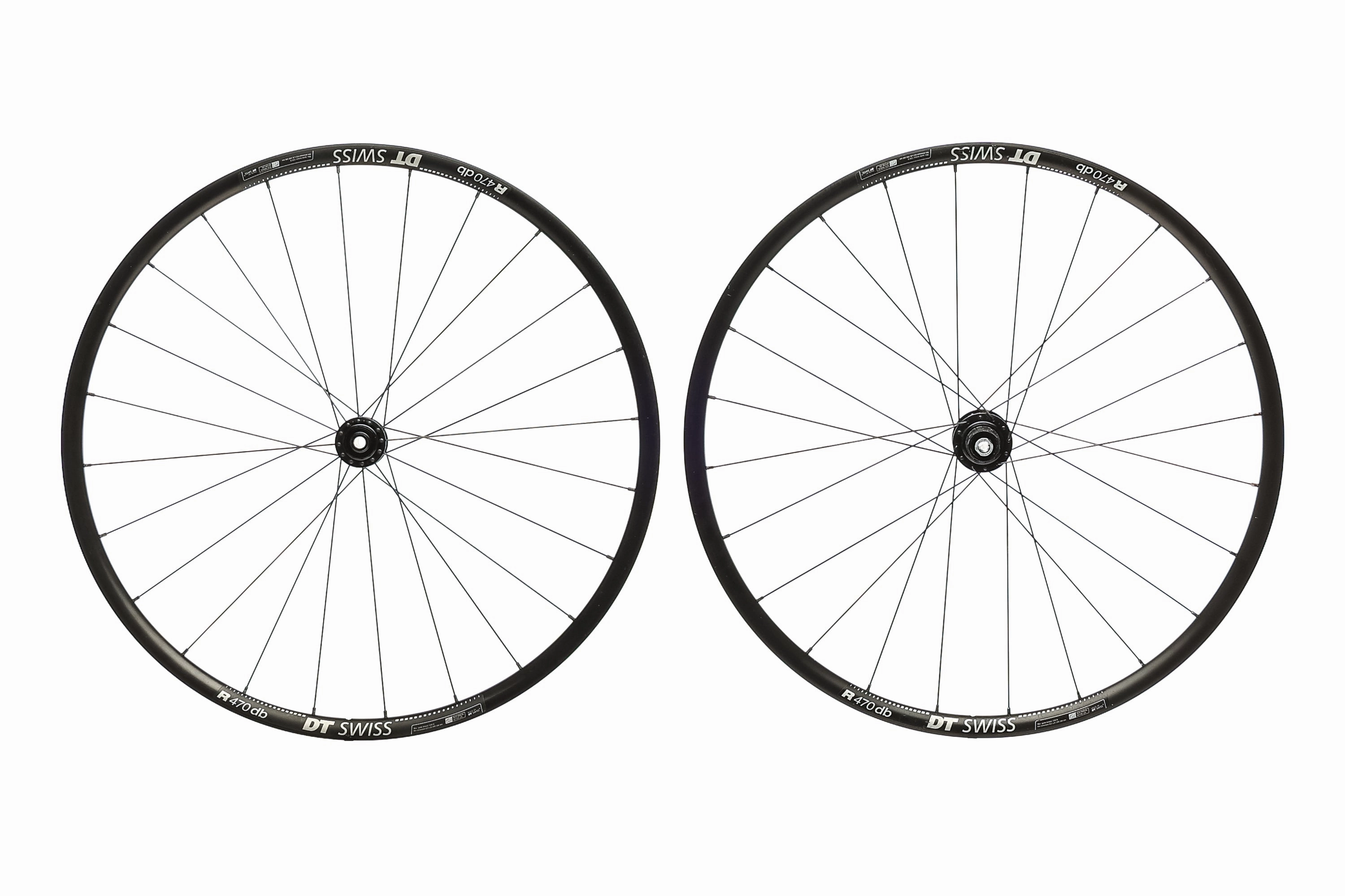 DT Swiss R470db Aluminum Tubeless 700c Wheelset