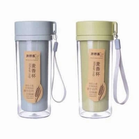 Mega Online Discount Eco-Friendly Wheat Straw Bottle With Strap