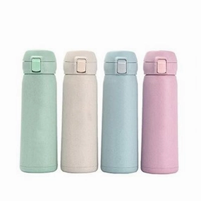 Save Big Today Eco Friendly Wheat Straw Stainless Steel Bottle