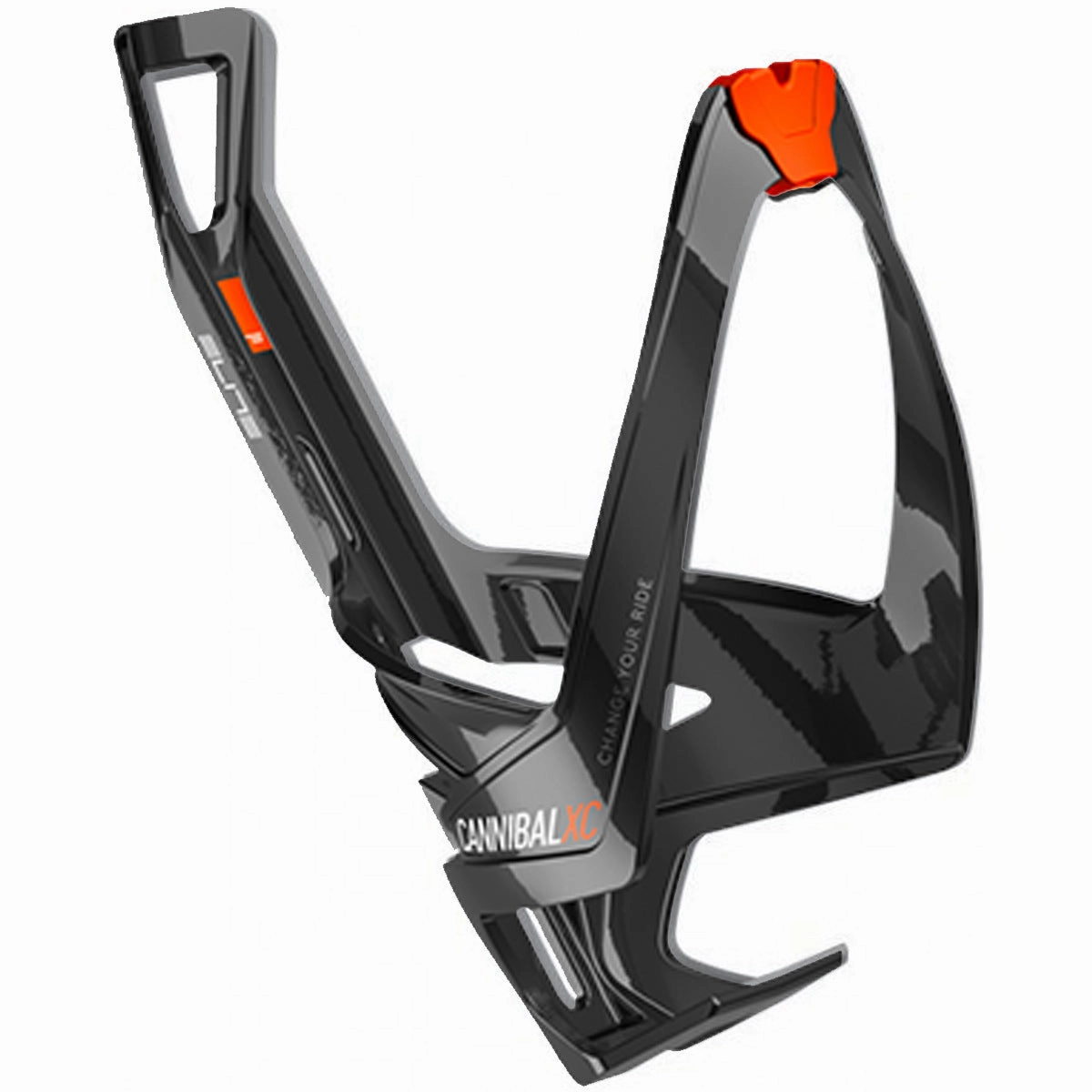 Elite Cannibal XC bottle cage - Black orange
