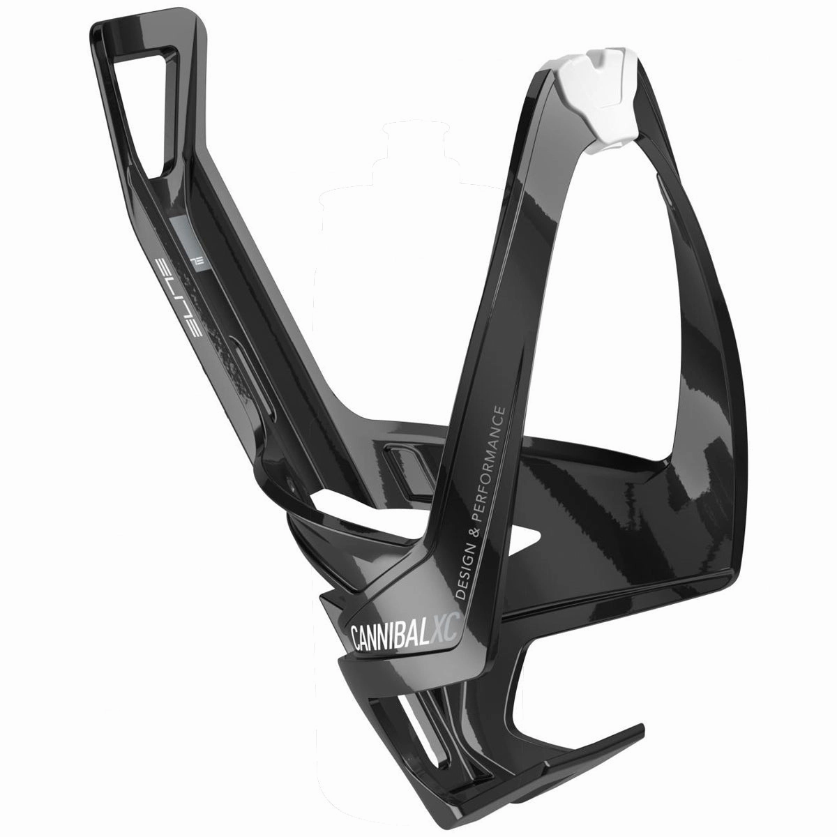 Elite Cannibal XC bottle cage - Black white