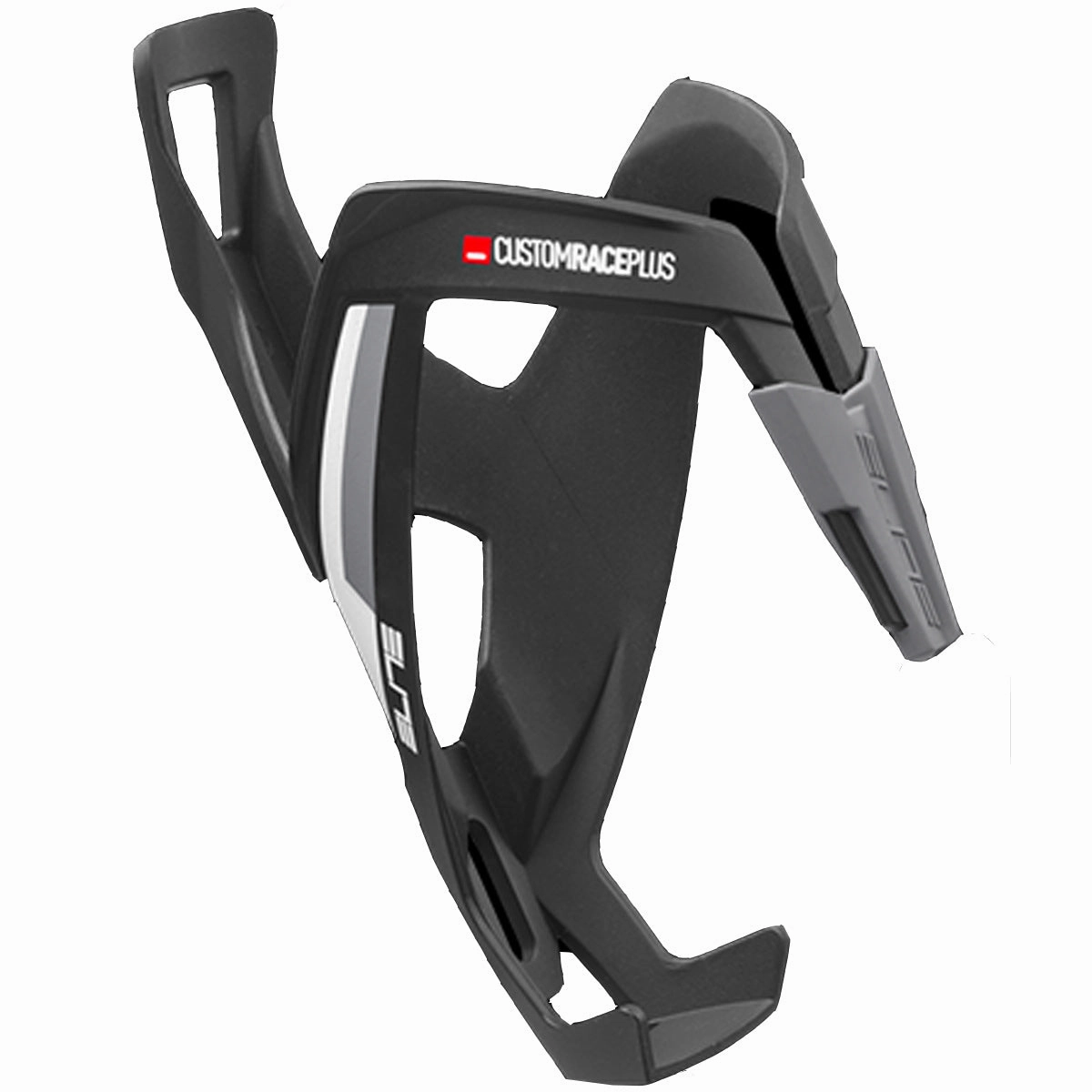 Elite Custom Race Plus bottle cage - Black grey