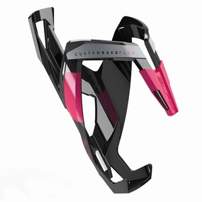 Elite Custom Race Plus Bottle Cage - Black Pink