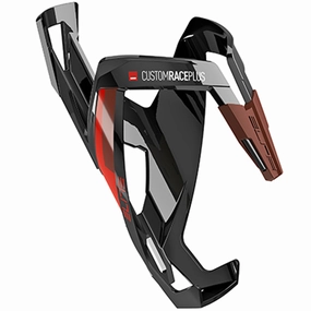 Elite Custom Race Plus bottle cage - Black red