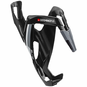 Elite Custom Race Plus bottle cage - Black white