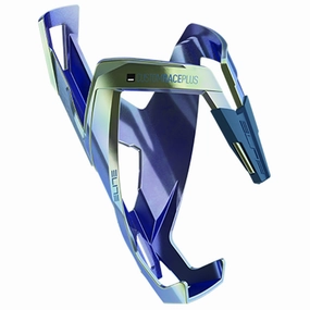 Elite Custom Race Plus bottle cage - Blue green