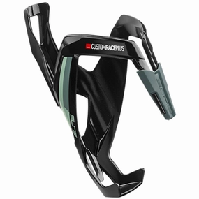 Elite Custom Race Plus Bottle Cage - Green graphic