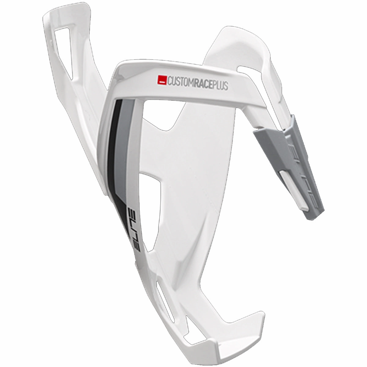 Elite Custom Race Plus bottle cage - White
