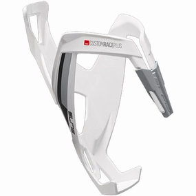Elite Custom Race Plus bottle cage - White