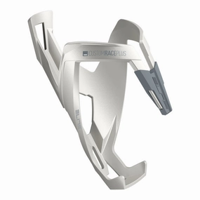 Elite Custom Race Plus bottle cage - White gray
