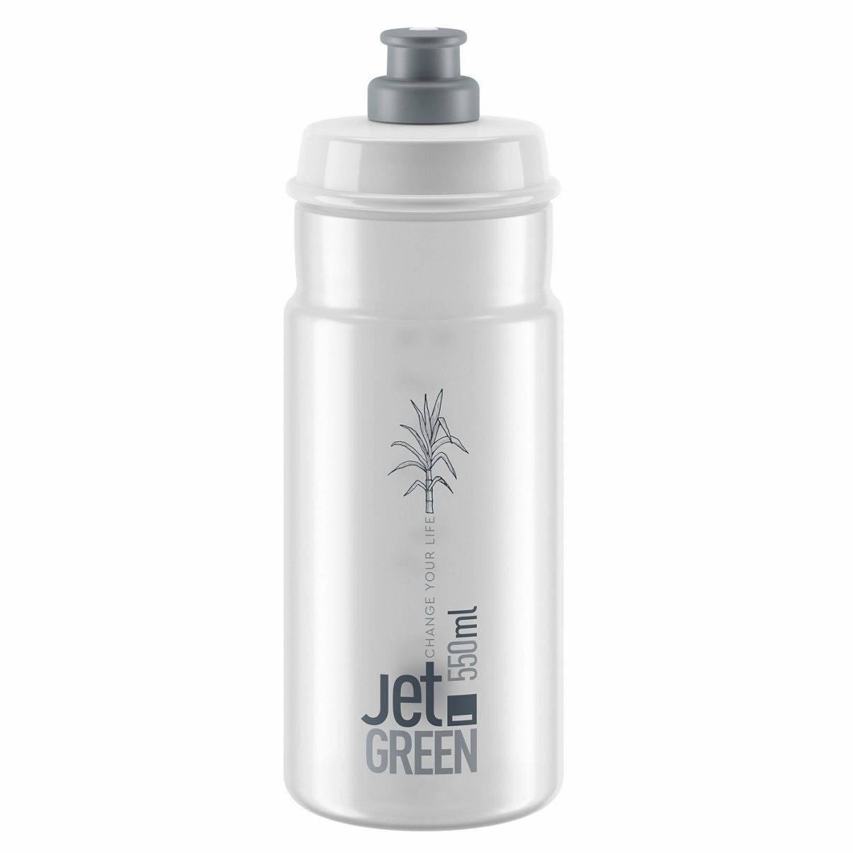 Elite Jet Green Bottle 550ml - Transparent