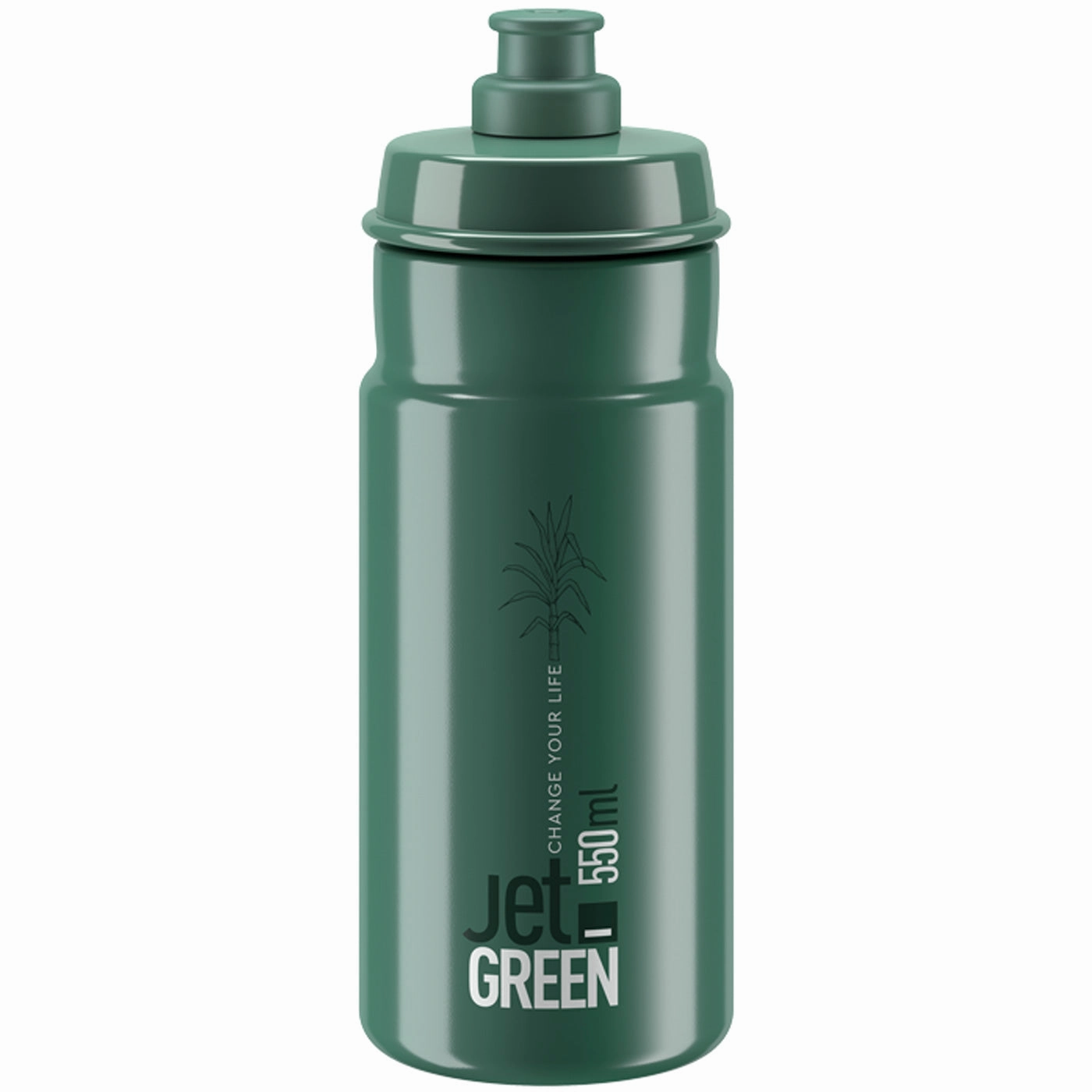 Elite Jet Green Water Bottle 550ml - Dark Green