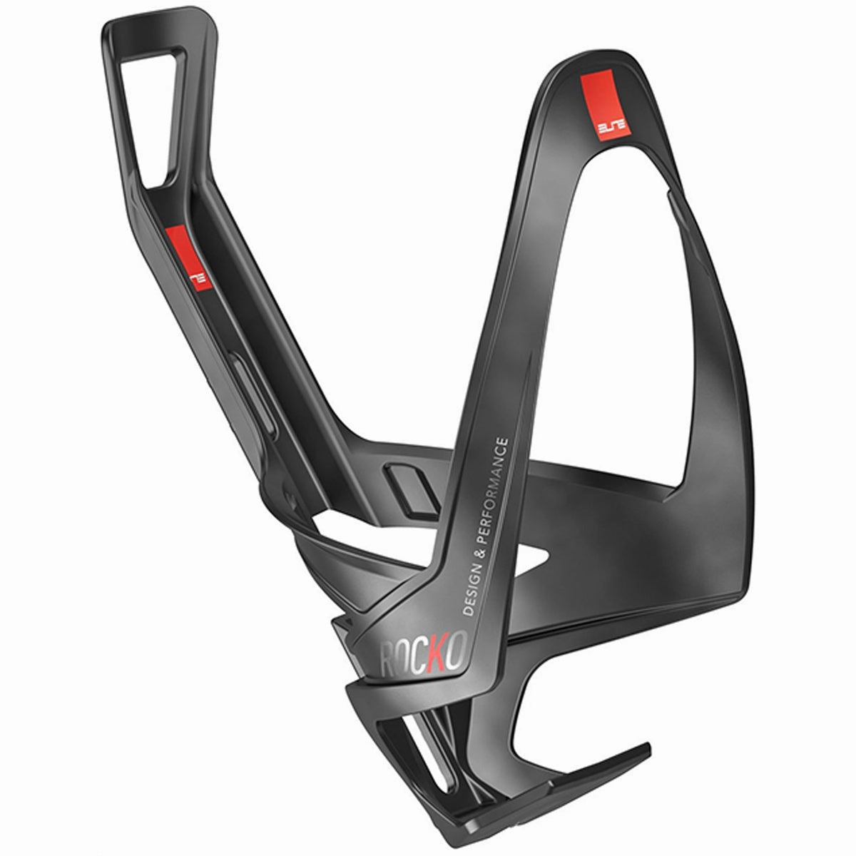 Elite Rocko Carbon bottle cage - Black red
