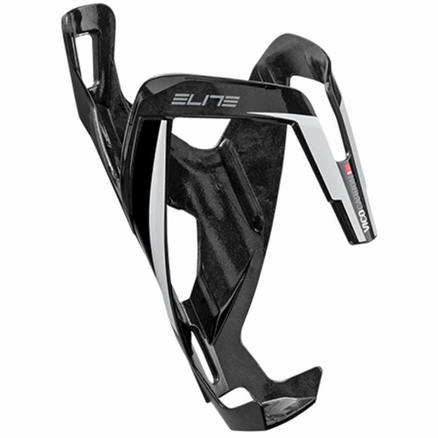 Elite Vico Carbon bottle cage - Black White