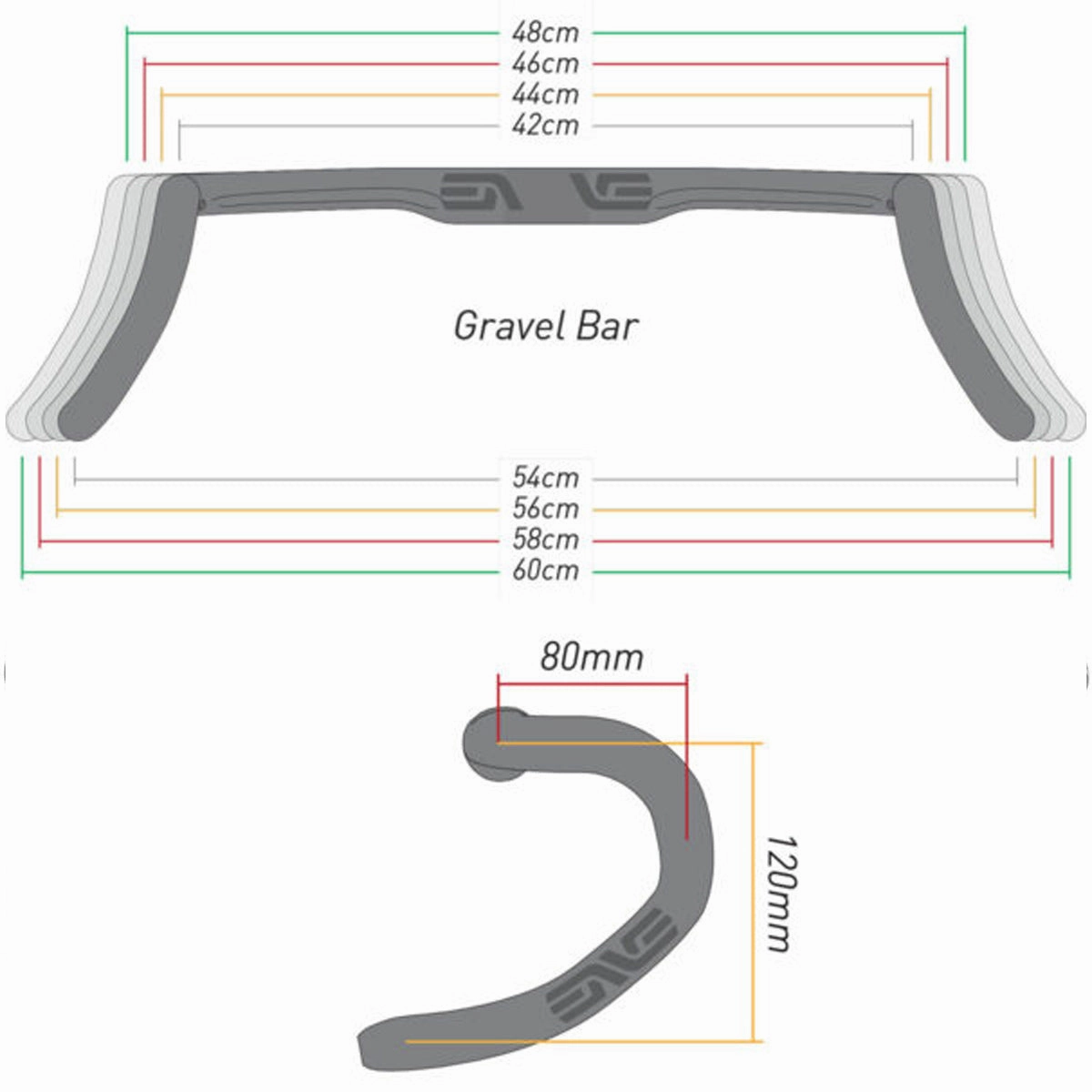 Enve Gravel Bar handlebar - Black