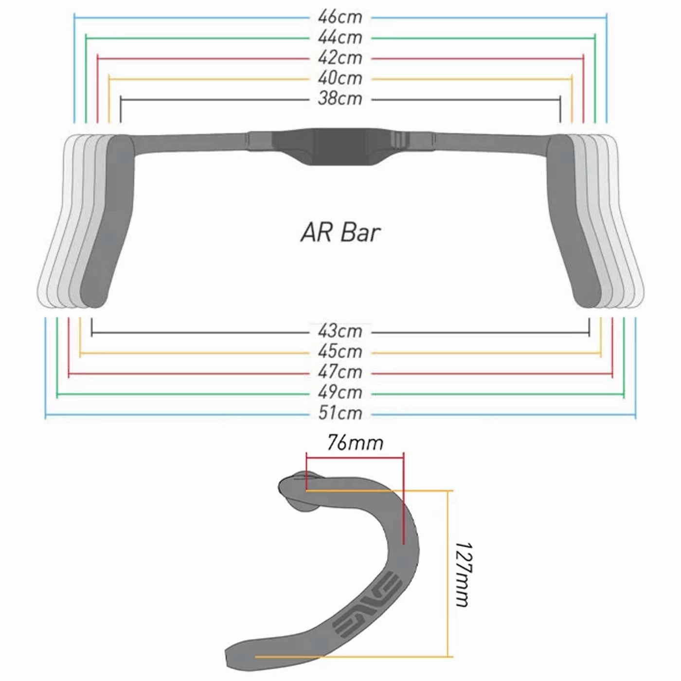 Enve SES AR Road Handlebar - Black