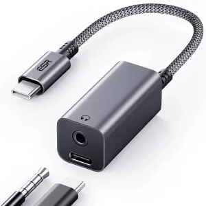 Big Savings Today Esr 2-In-1 Usb-C Headphone Adapter