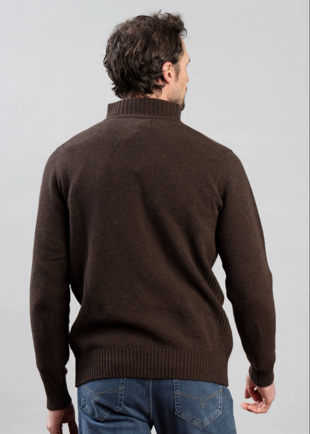 Essential Lambswool Half Zip Jumper Shop the Best Deals Hot Pick Online