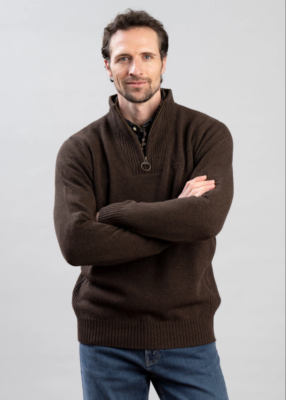 Essential Lambswool Half Zip Jumper Trendy Picks Today