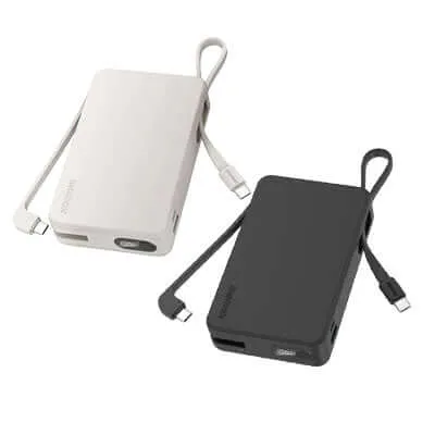 Momax 1-Power Vital  Power Bank 20000Mah With 2 Built-In Usb-C Cables Clearance Alert Now