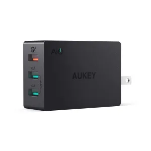 Aukey 3-Port Usb Wall Charger With Quick Charge 3.0 Big Clearance Event
