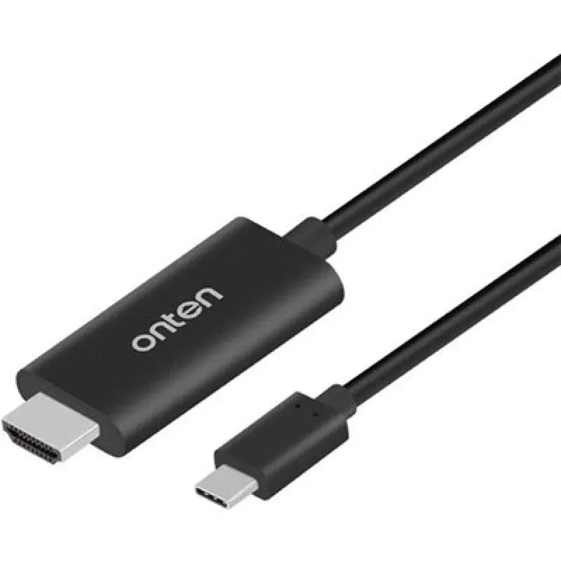 Best Deal Alert Limited Stock Hot Deal Onten Otn-9581 Type-C To Hdmi 4K Hd Cable 60Hz 1.8M